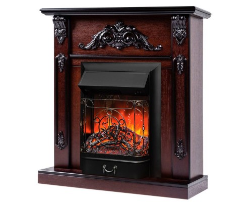RealFlame Электрокамин Anita AO античный дуб с очагом Majestic Lux Black