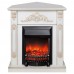 RealFlame Электрокамин Anita Corner WT дуб белый с золотой патиной с очагом Fobos Lux Black