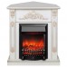 RealFlame Электрокамин Anita Corner WT дуб белый с золотой патиной с очагом Fobos Lux Black RC