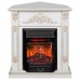 RealFlame Электрокамин Anita Corner WT дуб белый с золотой патиной с очагом Majestic Lux Black RC