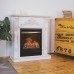 RealFlame Электрокамин Anita WT дуб белый с золотой патиной с очагом 3D Olympic