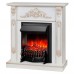 RealFlame Электрокамин Anita WT дуб белый с золотой патиной с очагом Fobos Lux Black
