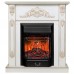 RealFlame Электрокамин Anita WT дуб белый с золотой патиной с очагом Majestic Lux Black