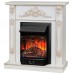 RealFlame Электрокамин Anita WT дуб белый с золотой патиной с очагом Majestic Lux Black