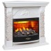 RealFlame Электрокамин Athena Corner GR белый с очагом 3D Firestar 25,5