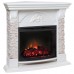 RealFlame Электрокамин Athena Corner GR белый с очагом Evrika 25,5 LED