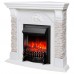 RealFlame Электрокамин Athena Corner GR белый с очагом Fobos Lux Black