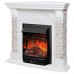 RealFlame Электрокамин Athena Corner GR белый с очагом Majestic Lux Black RC