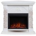 RealFlame Электрокамин Athena Corner GR белый с очагом Saphir 25,5
