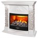 RealFlame Электрокамин Athena GR WT белый с очагом 3D Firestar 25,5