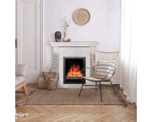 RealFlame Электрокамин Athena GR WT белый с очагом Eugene