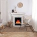 RealFlame Электрокамин Athena GR WT белый с очагом Eugene