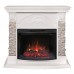 RealFlame Электрокамин Athena GR WT белый с очагом Evrika 25,5 LED