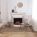 RealFlame Электрокамин Athena GR WT белый с очагом Evrika 25,5 LED
