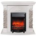 RealFlame Электрокамин Athena GR WT белый с очагом Fobos Lux Black