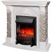 RealFlame Электрокамин Athena GR WT белый с очагом Fobos Lux Black