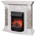 RealFlame Электрокамин Athena GR WT белый с очагом Majestic Lux Black