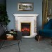 RealFlame Электрокамин Athena GR WT белый с очагом Majestic Lux Brass