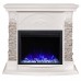 RealFlame Электрокамин Athena GR WT белый с очагом Saphir 25,5