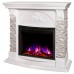 RealFlame Электрокамин Athena GR WT белый с очагом Saphir 25,5