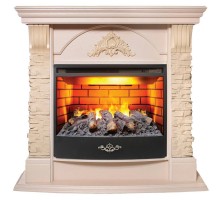 RealFlame Электрокамин Athena WT айвори с очагом 3D Firestar 25,5