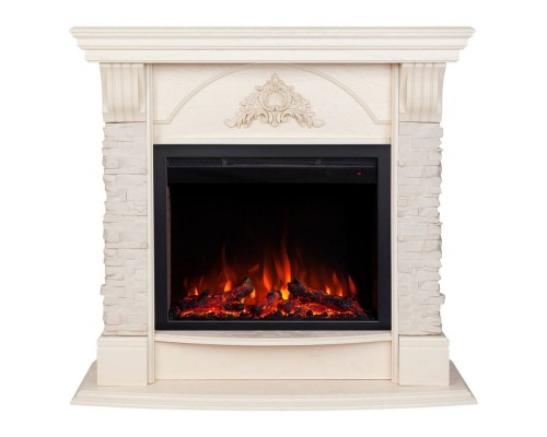 RealFlame Электрокамин Athena WT айвори с очагом Saphir 25,5