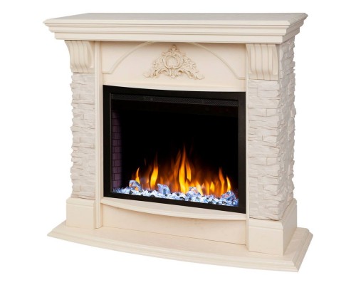 RealFlame Электрокамин Athena WT айвори с очагом Saphir 25,5