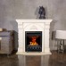 RealFlame Электрокамин Athena WT белый дуб с золотой патиной с очагом 3D Oregan