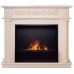 RealFlame Электрокамин Attica WT айвори с очагом 3D Cassette 630 Black Panel