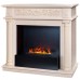 RealFlame Электрокамин Attica WT айвори с очагом 3D Cassette 630 Black Panel