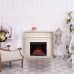 RealFlame Электрокамин Attica WT айвори с очагом Evrika 25,5 LED