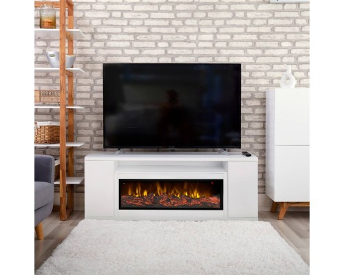 RealFlame Электрокамин Bergen 42/BV WT белый с очагом Beverly 1000