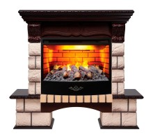 RealFlame Электрокамин Bolero 25,5 NT орех с очагом Firestar 25,5