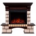 RealFlame Электрокамин Bolero 25,5 NT орех с очагом Saphir 25,5