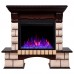 RealFlame Электрокамин Bolero 25,5 NT орех с очагом Saphir 25,5