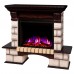 RealFlame Электрокамин Bolero 25,5 NT орех с очагом Saphir 25,5