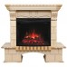 RealFlame Электрокамин Bolero WT белый дуб с золотой патиной с очагом Evrika 25,5 LED