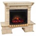 RealFlame Электрокамин Bolero WT белый дуб с золотой патиной с очагом Evrika 25,5 LED