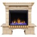 RealFlame Электрокамин Bolero WT белый дуб с золотой патиной с очагом Saphir 25,5