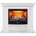 RealFlame Электрокамин Brixton 25,5 WT белый с очагом 3D Firestar 25,5