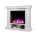 RealFlame Электрокамин Brixton 25,5 WT белый с очагом Saphir 25,5