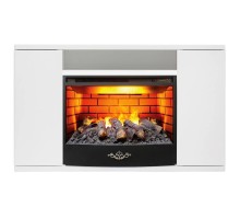 RealFlame Электрокамин Brooklyn 25,5 WT белый с очагом 3D Firestar 25,5