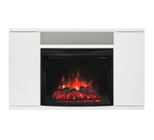 RealFlame Электрокамин Brooklyn 25,5 WT белый с очагом Evrika 25,5 LED