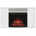 RealFlame Электрокамин Brooklyn 25,5 WT белый с очагом Evrika 25,5 LED