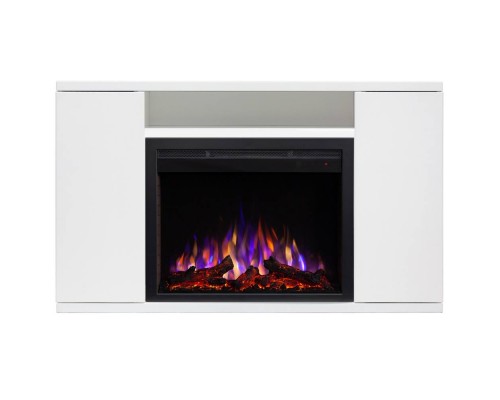 RealFlame Электрокамин Brooklyn 25,5 WT белый с очагом Saphir 25,5