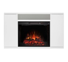 RealFlame Электрокамин Brooklyn 25,5 WT белый с очагом Sparta 25,5 LED