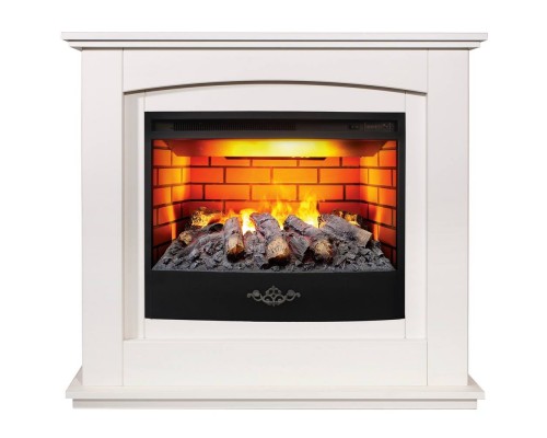 RealFlame Электрокамин Canada 25,5 WT белый с очагом 3D Firestar 25,5
