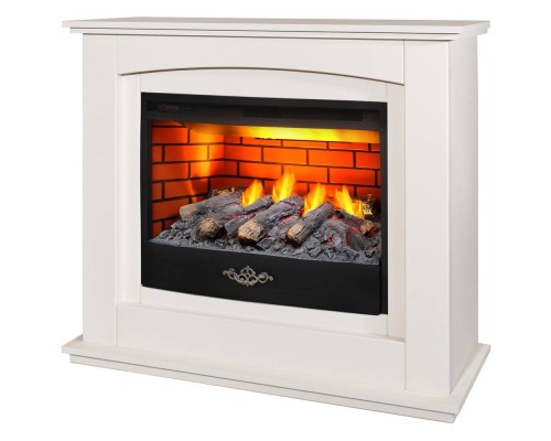 RealFlame Электрокамин Canada 25,5 WT белый с очагом 3D Firestar 25,5