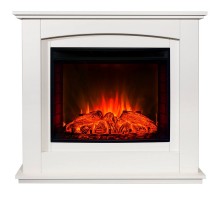 RealFlame Электрокамин Canada 25,5 WT белый с очагом Evrika 25,5 LED