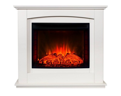 RealFlame Электрокамин Canada 25,5 WT белый с очагом Evrika 25,5 LED